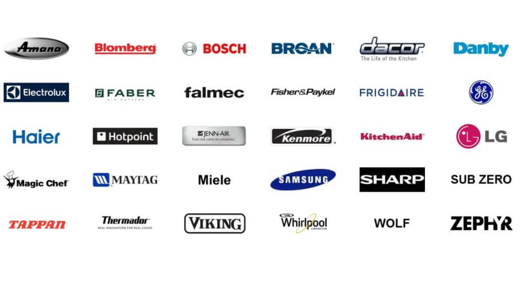 appliance brands we repair
