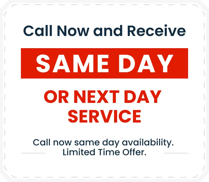 call for same day service